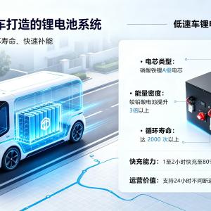泰坦理能 | 为无人配送物流车打造专属低速车锂电池方案！